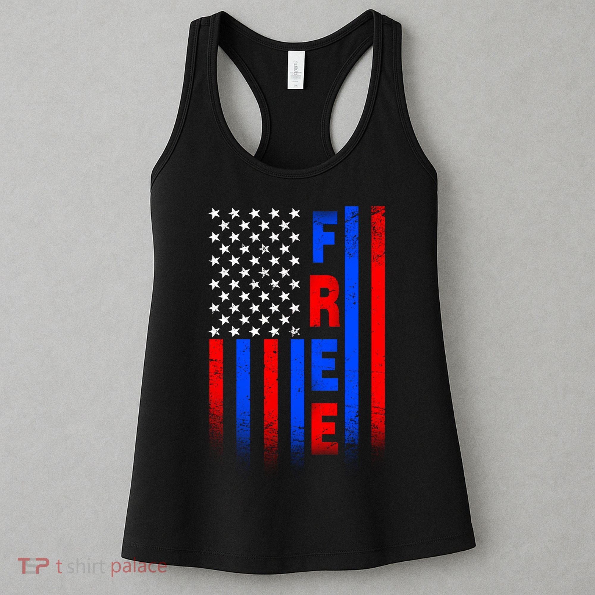 American Pride Freedom Flag Women's Tank Top