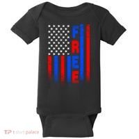 American Pride Freedom Flag Baby Bodysuit thumb 0