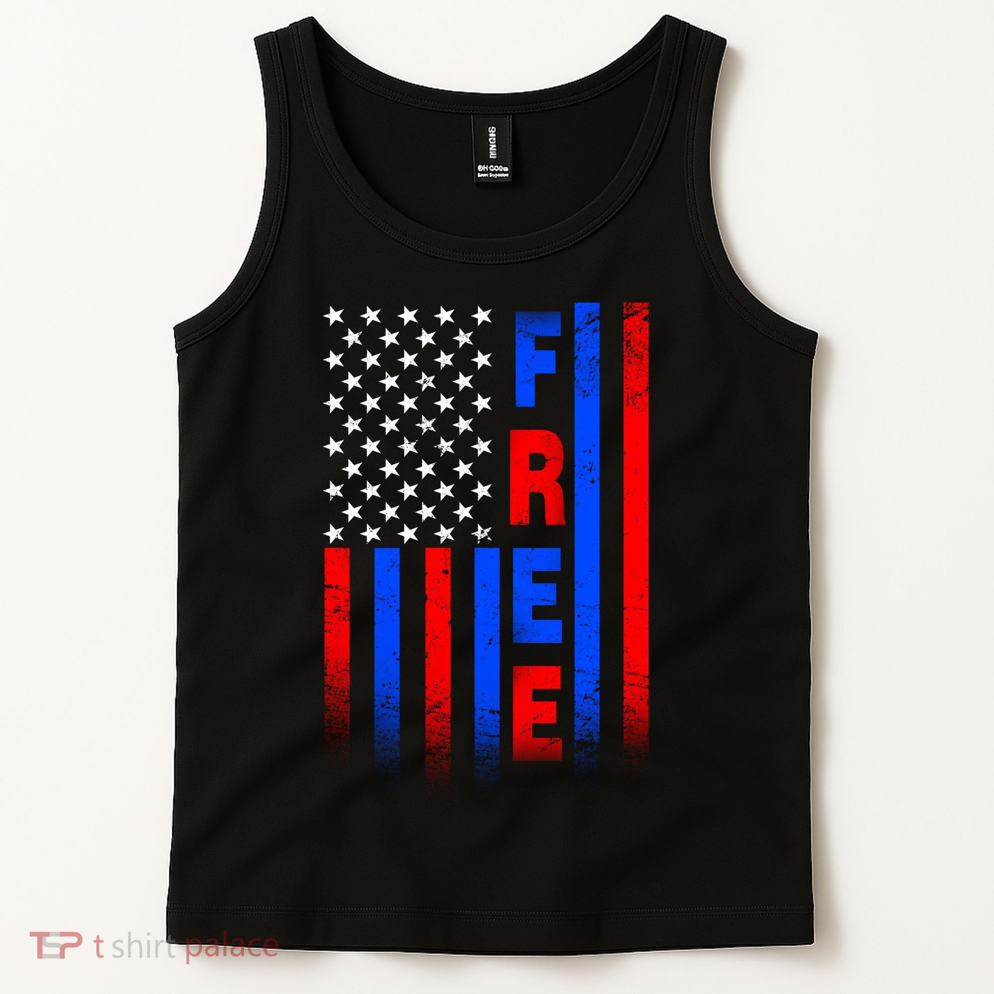 American Pride Freedom Flag Tank Top