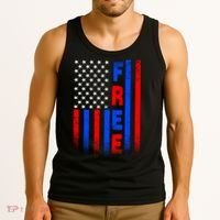 American Pride Freedom Flag Tank Top thumb 3