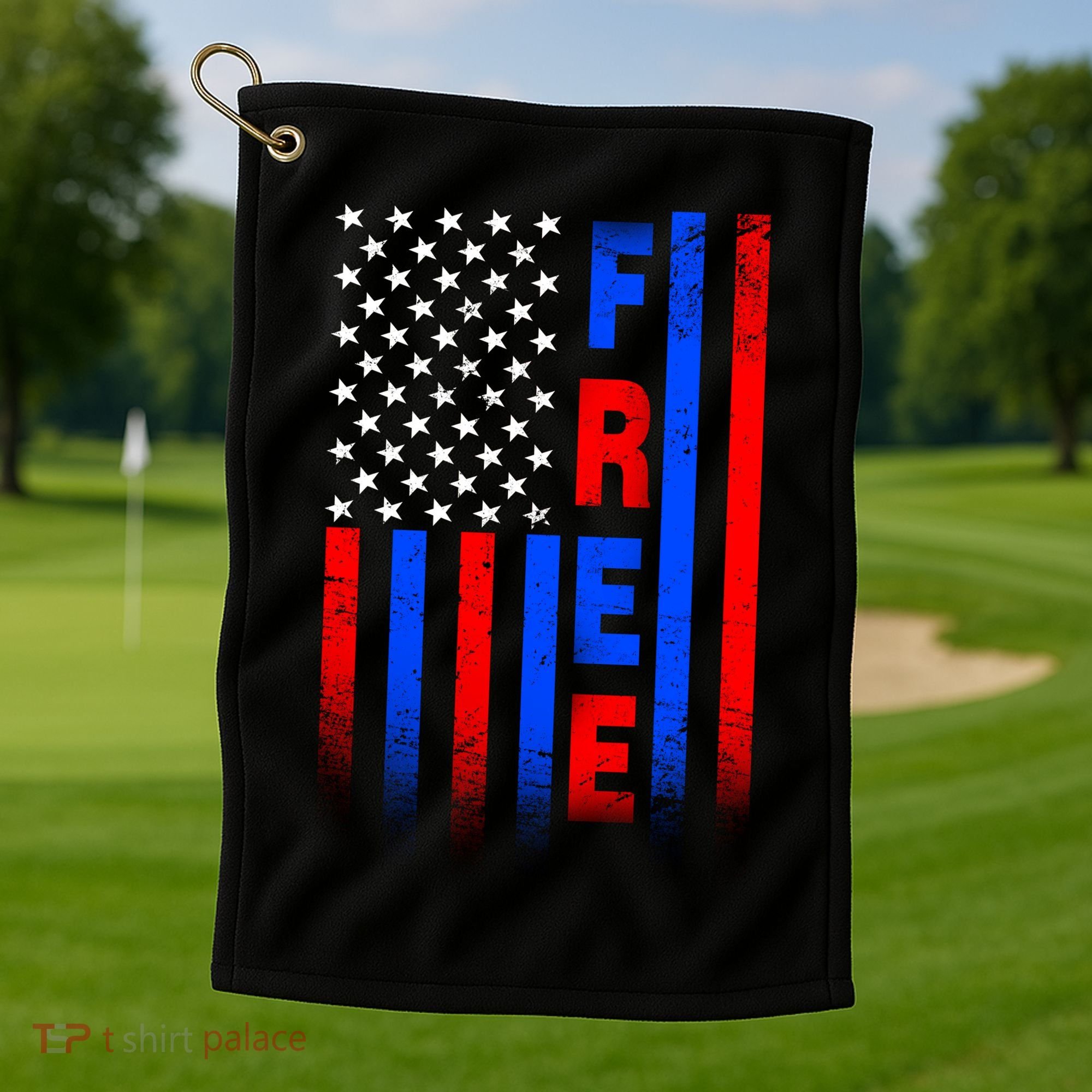 American Pride Freedom Flag Golf Towel