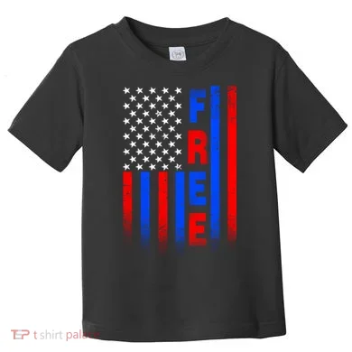 American Pride Freedom Flag Toddler T-Shirt