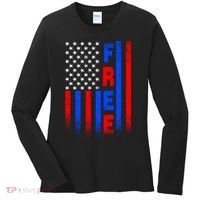 American Pride Freedom Flag Women's Long Sleeve Shirt thumb 0
