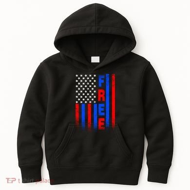 American Pride Freedom Flag Kids Hoodie