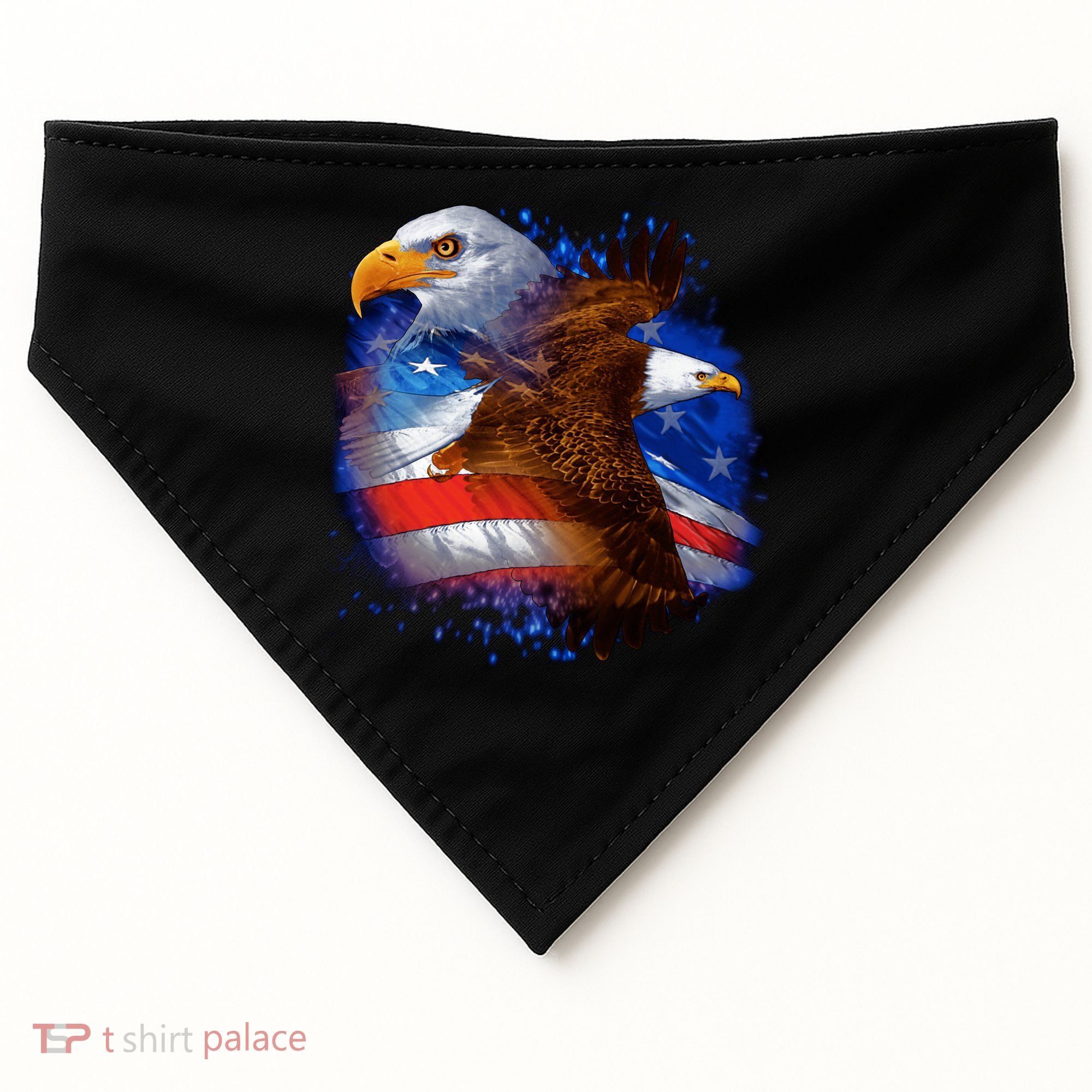 American Pride Soaring Eagle USA USA-Made Doggie Bandana