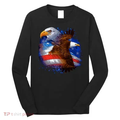 American Pride Soaring Eagle USA Long Sleeve Shirt