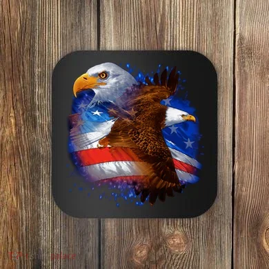 American Pride Soaring Eagle USA Coaster