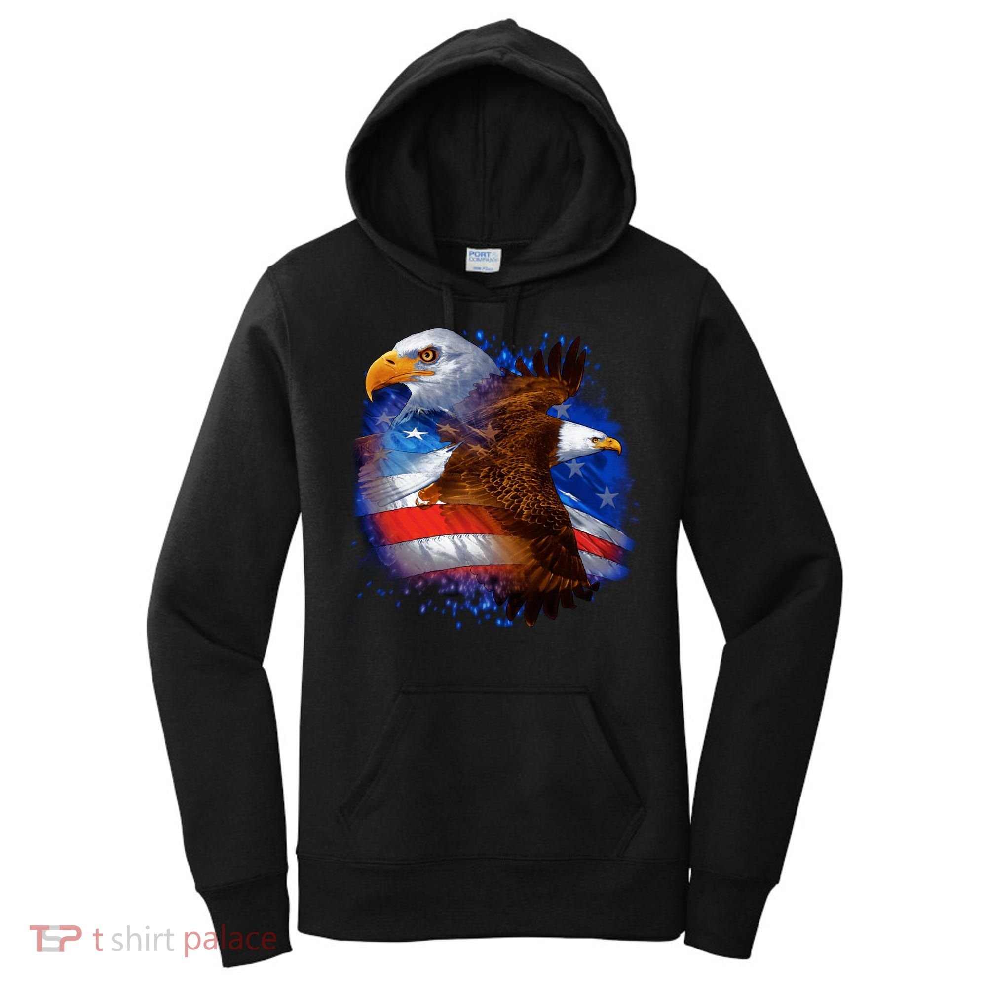 American Pride Soaring Eagle USA Women's Hoodie
