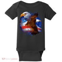 American Pride Soaring Eagle USA Baby Bodysuit thumb 0