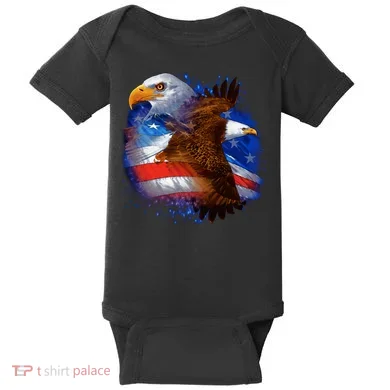 American Pride Soaring Eagle USA Baby Bodysuit