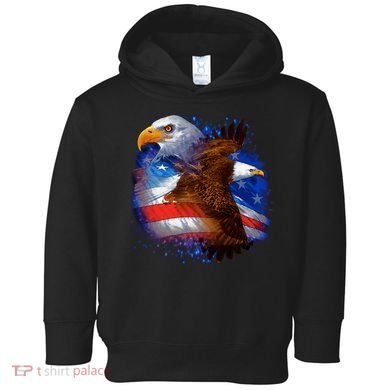 American Pride Soaring Eagle USA Toddler Hoodie