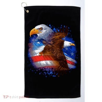 American Pride Soaring Eagle USA Golf Towel