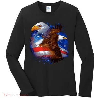 American Pride Soaring Eagle USA Women's Long Sleeve Shirt