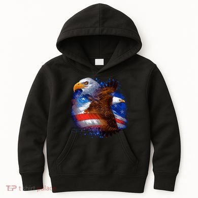 American Pride Soaring Eagle USA Kids Hoodie