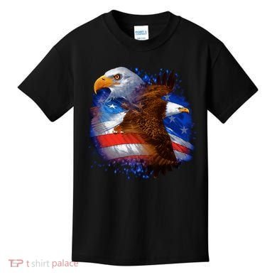 American Pride Soaring Eagle USA Kids T-Shirt