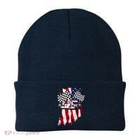 American Racing Car Flag Beanie thumb 0