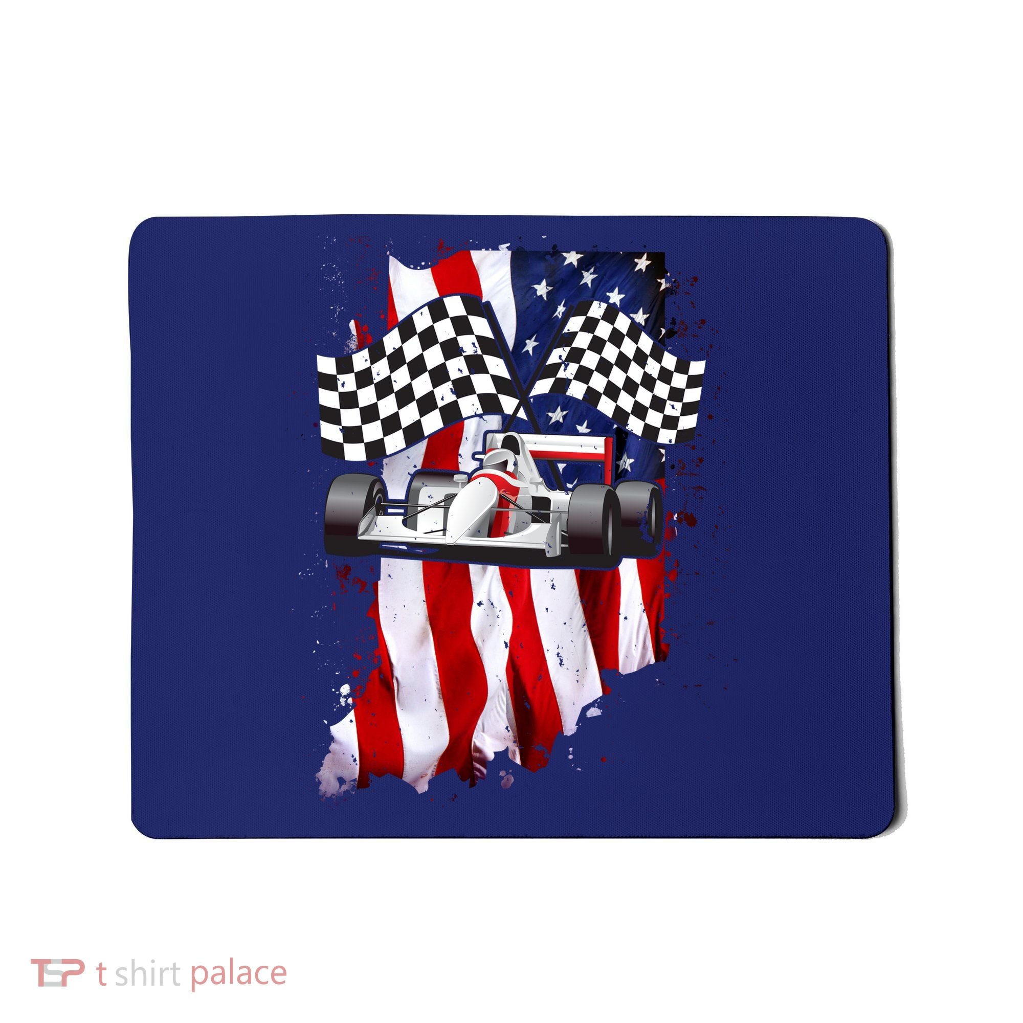 American Racing Car Flag Mousepad