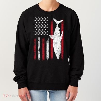 American Shark Flag Women's Sweatshirt