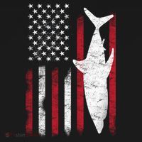 American Shark Flag Doggie Tank thumb 4