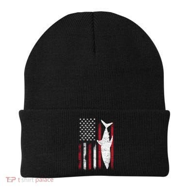 American Shark Flag Beanie