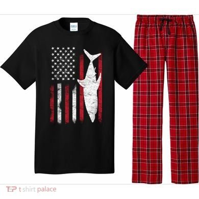 American Shark Flag Pajama Set
