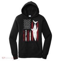 American Shark Flag Women's Hoodie thumb 0