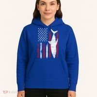 American Shark Flag Hoodie thumb 5