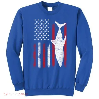 American Shark Flag Sweatshirt