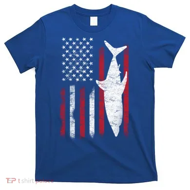 American Shark Flag T-Shirt