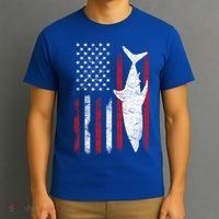 American Shark Flag T-Shirt thumb 3