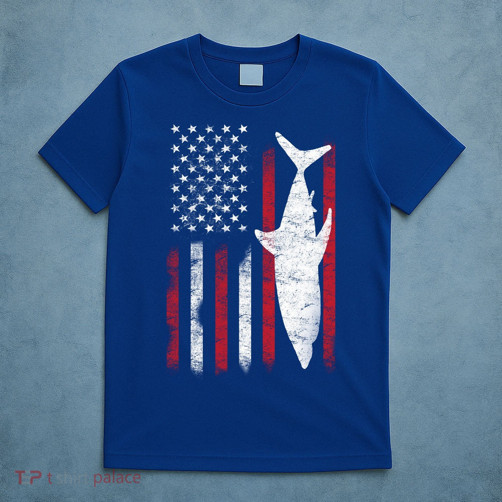 American Shark Flag T-Shirt