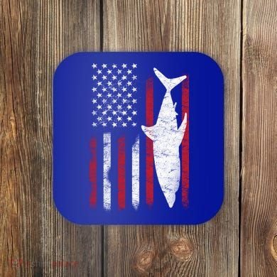 American Shark Flag Coaster