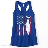 American Shark Flag Women's Tank Top thumb 0