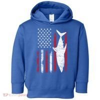 American Shark Flag Toddler Hoodie thumb 0