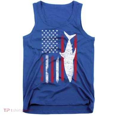 American Shark Flag Tank Top