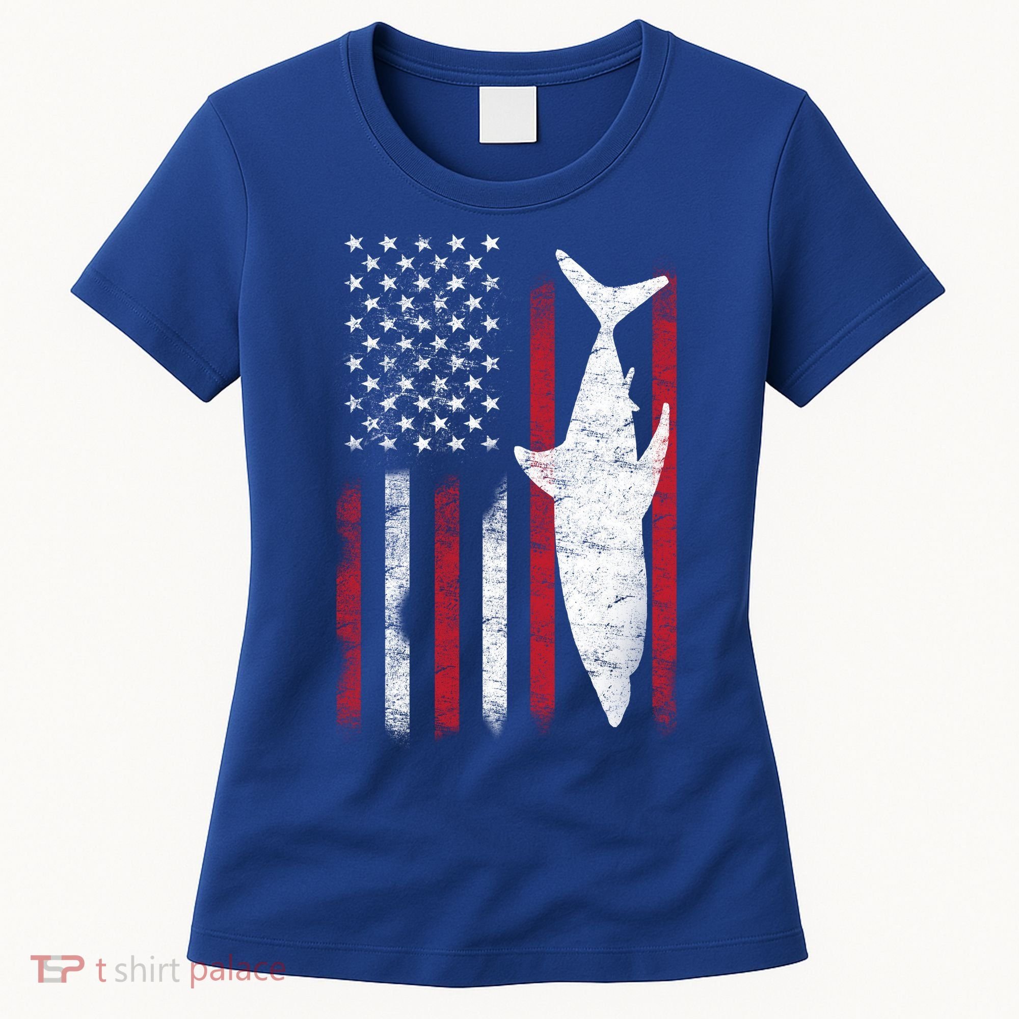 American Shark Flag Women's T-Shirt