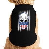 American Skull Bandana Doggie Tank thumb 0