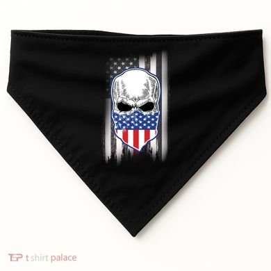 American Skull Bandana USA-Made Doggie Bandana