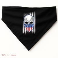 American Skull Bandana USA-Made Doggie Bandana thumb 0