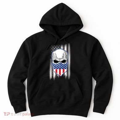 American Skull Bandana Hoodie