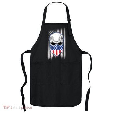 American Skull Bandana Apron