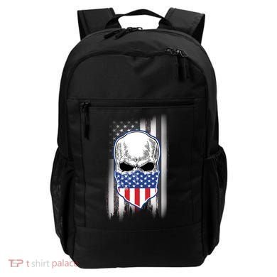 American Skull Bandana Backpack
