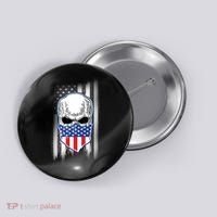 American Skull Bandana Button thumb 0