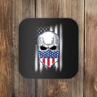 American Skull Bandana Coaster thumb 0