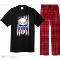 American Skull Bandana Pajama Set thumb 0