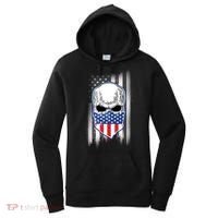American Skull Bandana Women's Hoodie thumb 0