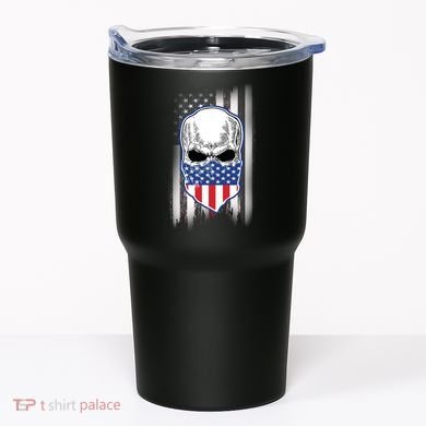 American Skull Bandana Tumbler
