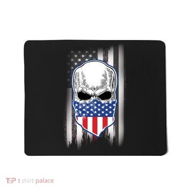 American Skull Bandana Mousepad