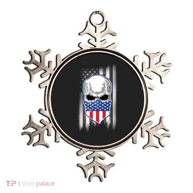 American Skull Bandana Ornament