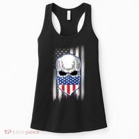 American Skull Bandana Women's Tank Top thumb 0